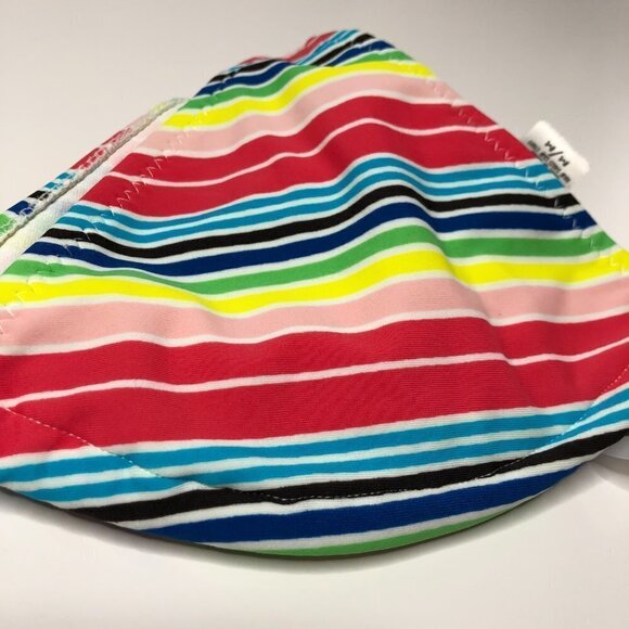 new Old Navy Yellow Red Blue Rainbow Striped String Bikini Swim Top SIZE M - Picture 8 of 8